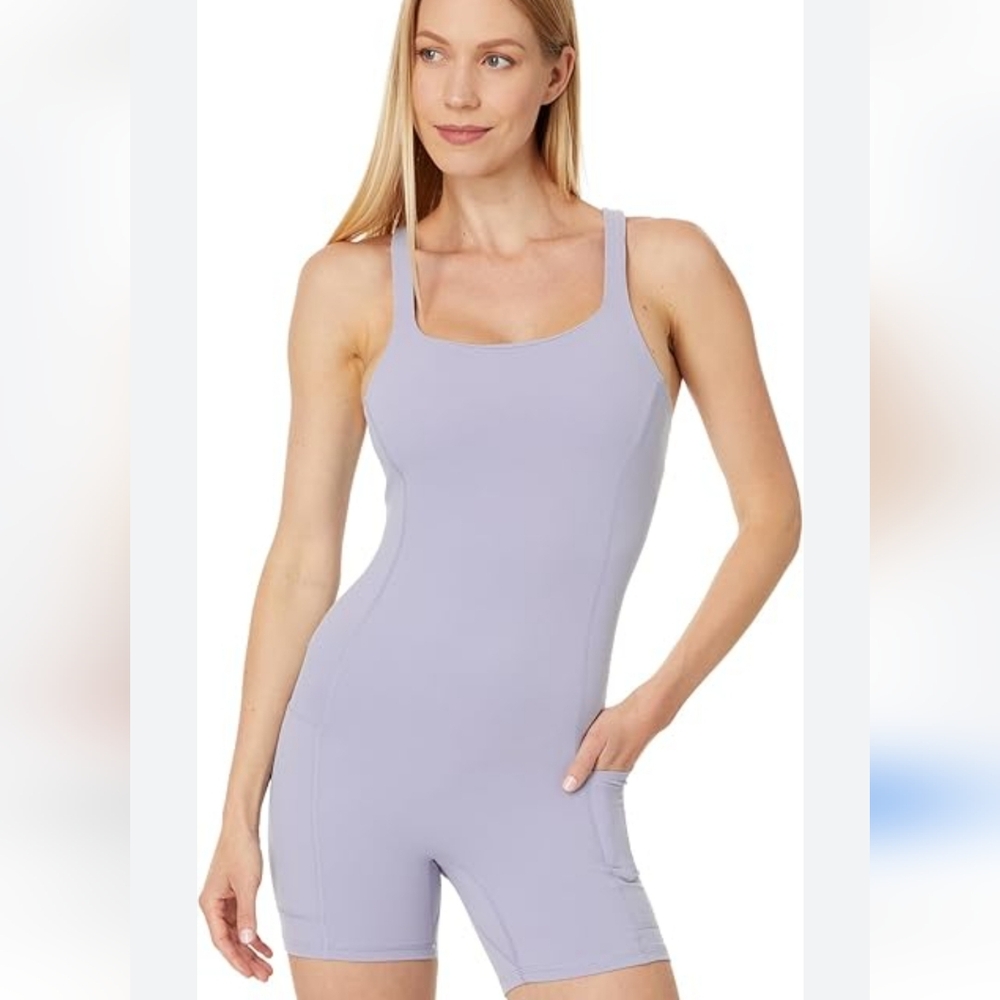 Nwot Free People Never Better Runsie Small Lavender